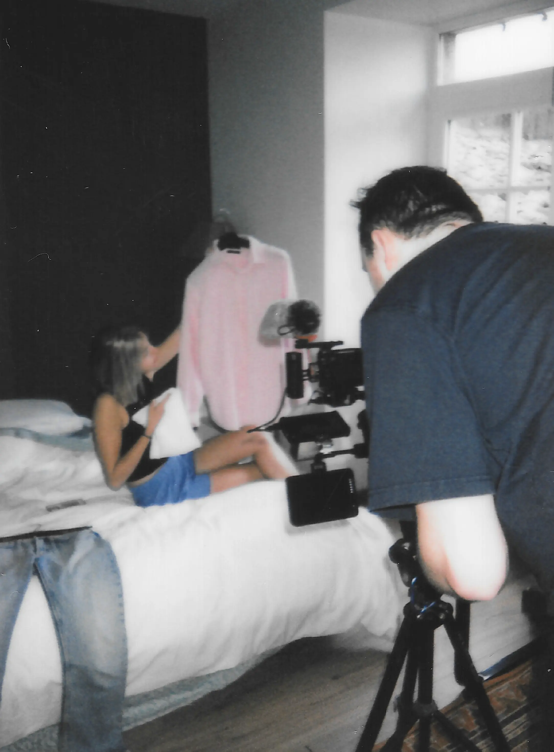 Baptiste SAVE et Noémie en tournage